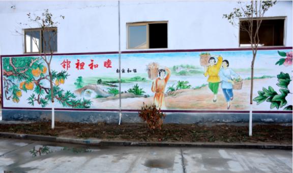 绥阳乡镇文化墙 乡风文明焕发新活力