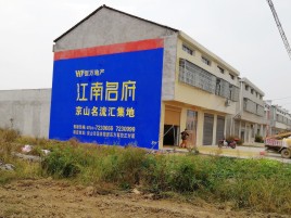 绥阳农村墙体广告在不同形式上面展现的不同特色