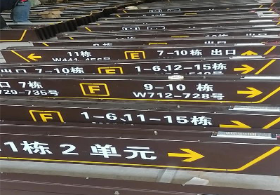 绥阳广告标识中，常见的几种安装方式。